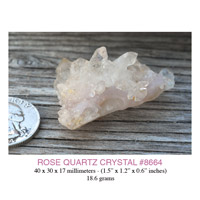 rose quartz crystals