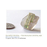 Tourmaline + Quartz Crystals