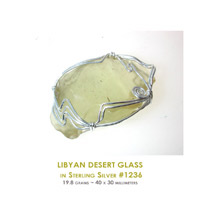 desert glass pendant