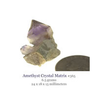 Kazakhstan Amethyst Crystal on Matrix