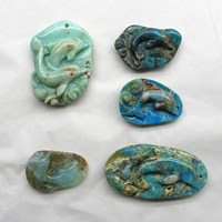 Blue Opal Dolphins