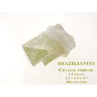 Brazilianite Crystal Cluster from Brazil