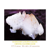 Golden Calcite Crystal from Elmwood, Tenessee