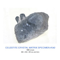 Celestite Crystal from Mexico