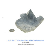 Celestite Crystal from Madagascar