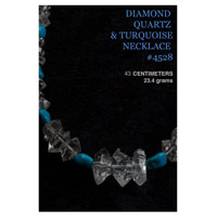 Himalayan Diamond Crystal necklace