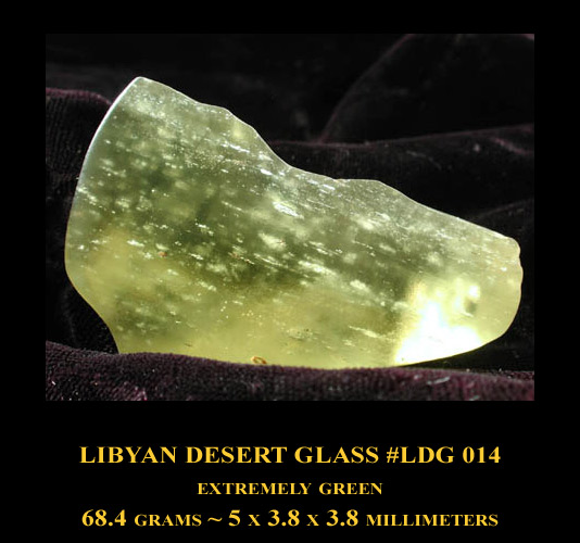Libyan Desert Glass Impactite
