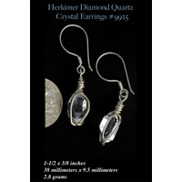 Herkimer Diamond Sterling Silver Earrings