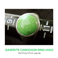 Gaspeite Ring
