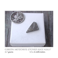 Gibeon Meteorite Polished Shape