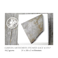 Gibeon Meteorite Polished Shape