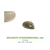 Moldavite ET Carving
