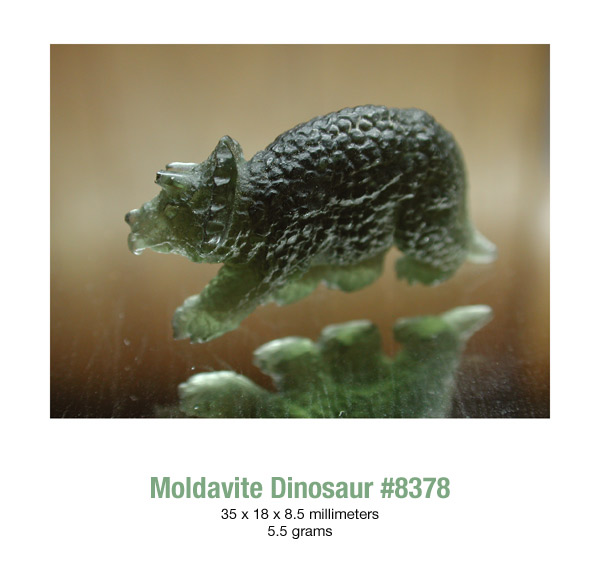 Moldavite Dinosaur