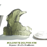 Moldavite Frog Carvings