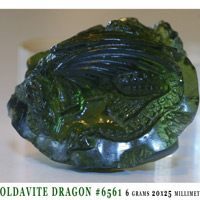 moldavite sleeping dragon