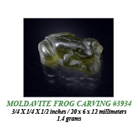 Moldavite Frog