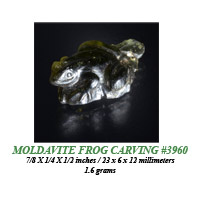 Moldavite Frog