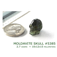 Moldavite Skulls