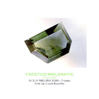 Faceted Moldavite #3532