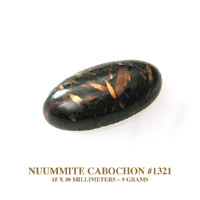 nuummite Cabochon from Greenland