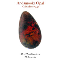 Andamooka Opal Cabochon