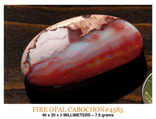 Fire Opal Cabochon