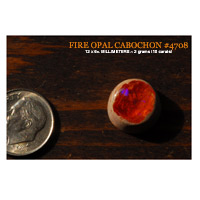 Fire opal cabochons