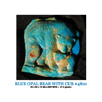 Andes Blue opal bear