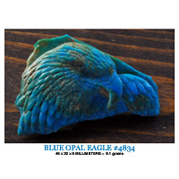 Andes Blue opal eagle