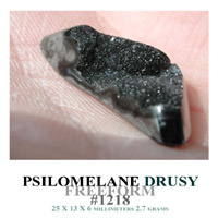 Psilomelane Drusy from New Mexico