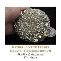 pyrite flower specimens