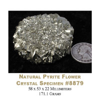Pyrite Crystals from China