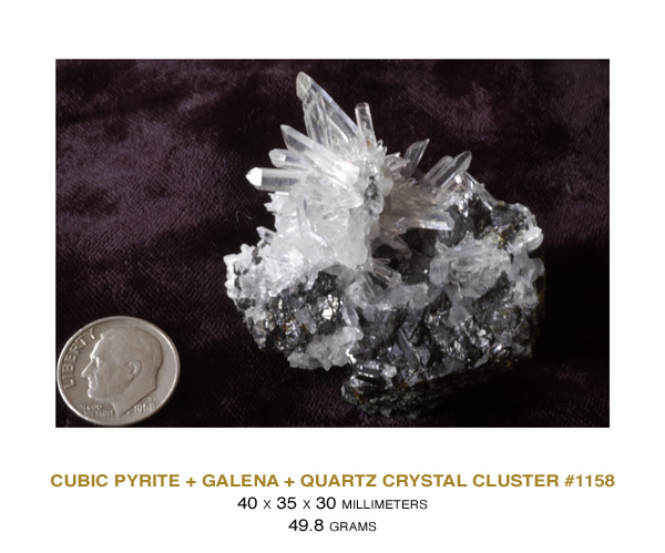 Pyrite and Quartz cluster