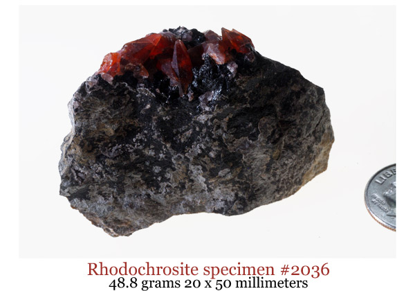 Rhodochrosite Crystals