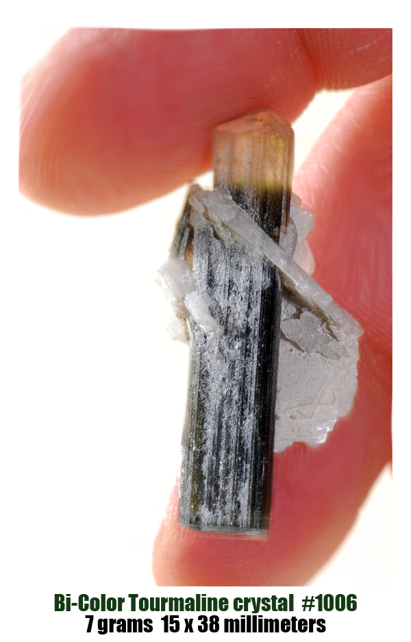 tourmaline crystal specimen