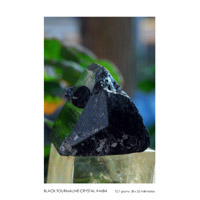 black tourmaline crystal #4484