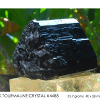 black tourmaline crystal #4488