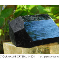 black tourmaline crystal #4504