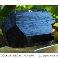black tourmaline crystal #4504