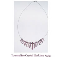 tourmaline crystal necklace