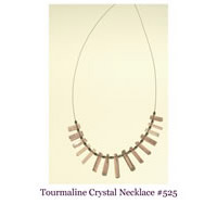 tourmaline crystal necklace