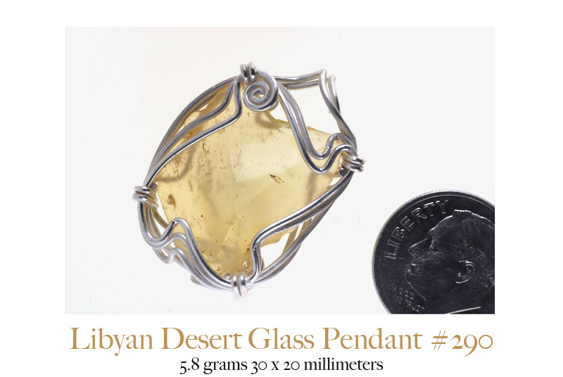 Libyan Desert Glass Pendant