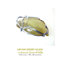 desert glass pendant
