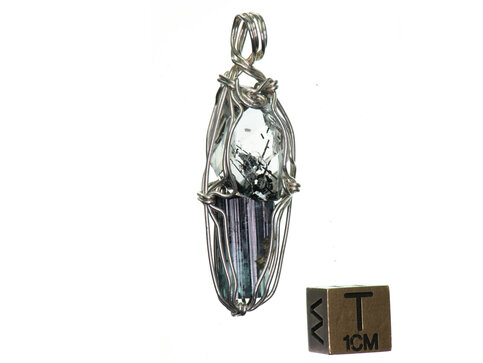 Tourmaline-crystal-herkimer-diamond-quartz-pendant-9060