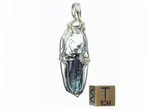 Tourmaline-crystal-herkimer-diamond-quartz-pendant-9068